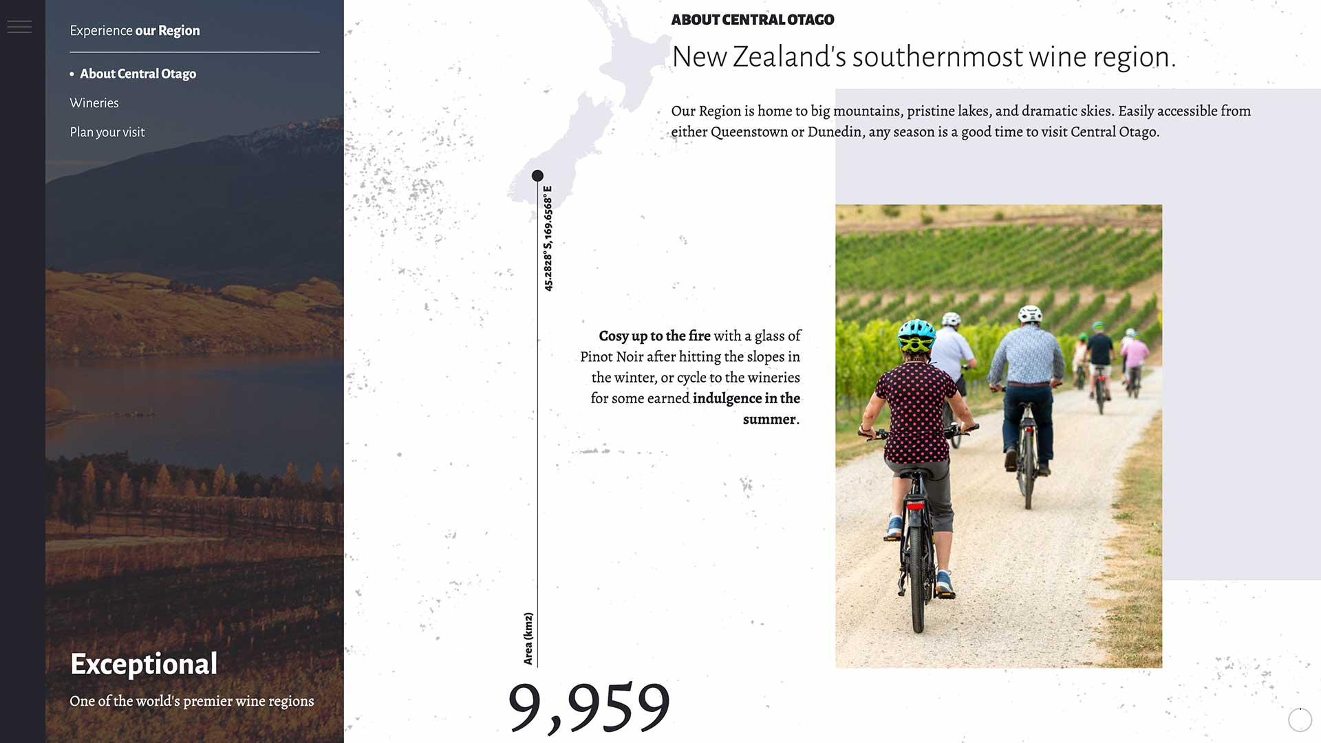 Central Otago Wine Website